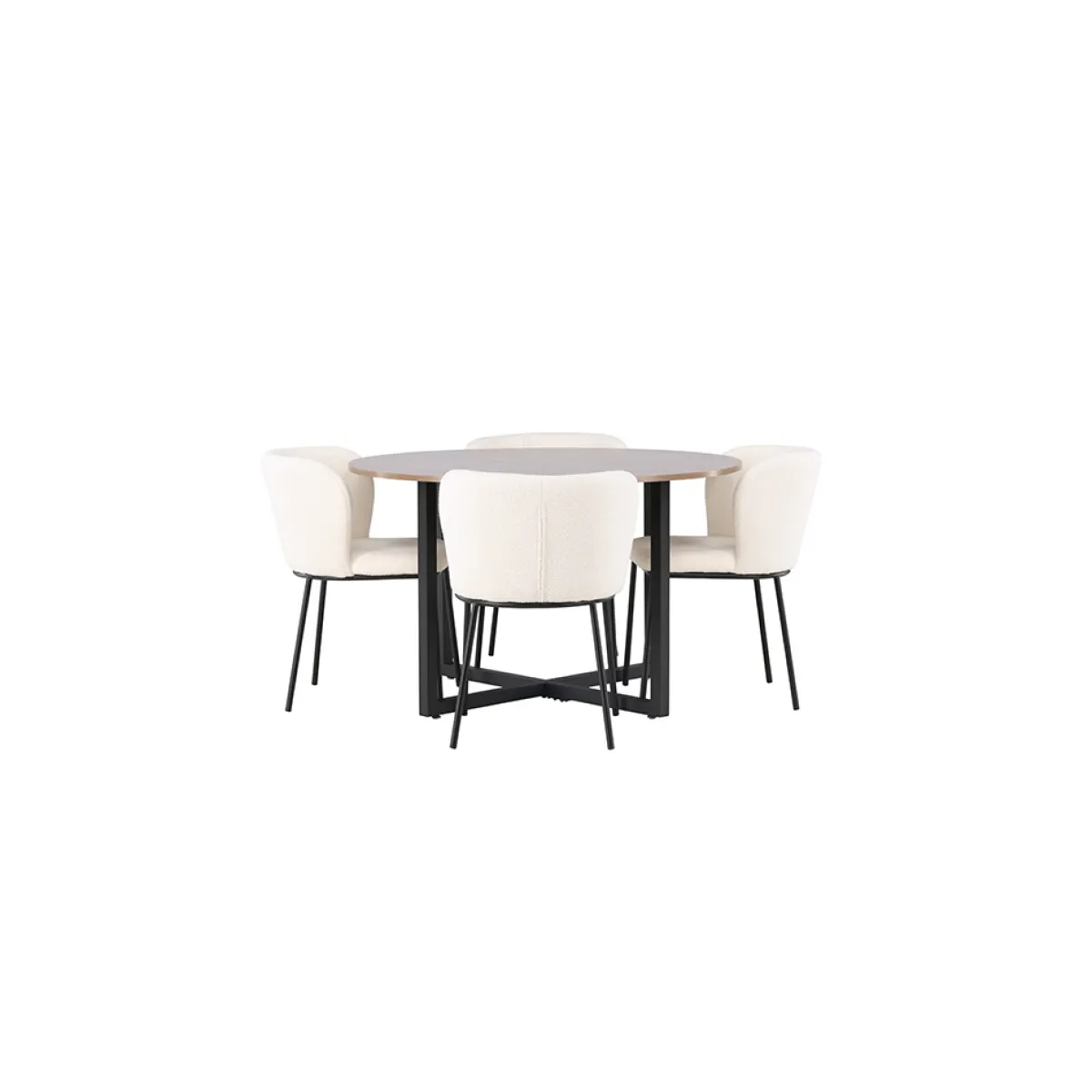 Durango Ø120 cm med 4 st Edina stolar*Venture Home Online