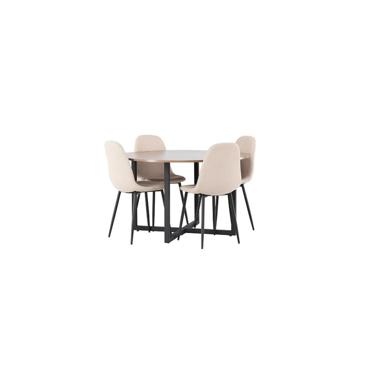 Durango Ø120 cm med 4 st Polar stolar*Venture Home Sale