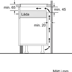 EH61RBEB6E iQ100 Svart 4 Zoner*Siemens Hot