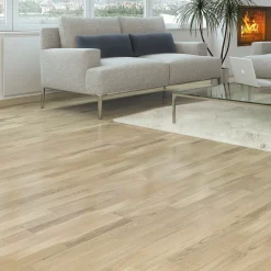 Ek Vit Mattlack 3-Stav*Nordic Floor Sale