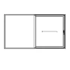 Extreme 2-glas 1 Skjutbar & 1 Fast*Novoroom New
