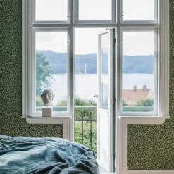 Falsterbo III Hazel 7663 EasyUp, Mönstrad Grön*Boråstapeter Discount
