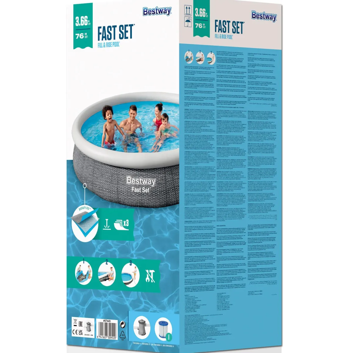 Fast Set Ø3,66 m*Bestway Online