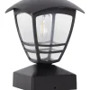 Felix Svart LED Solcellslampa med Sensor*Star Trading