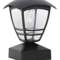 Felix Svart LED Solcellslampa med Sensor*Star Trading
