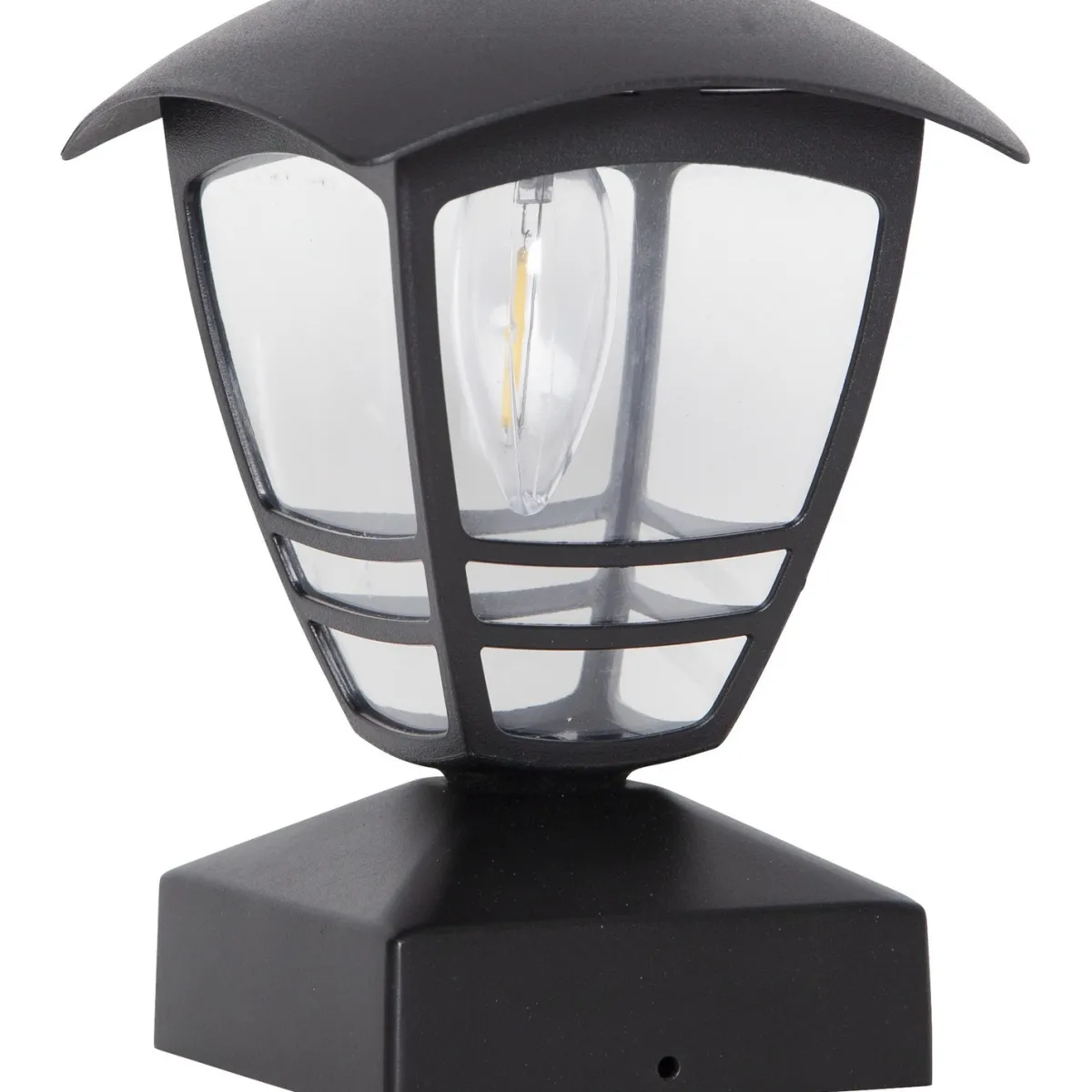 Felix Svart LED Solcellslampa med Sensor*Star Trading