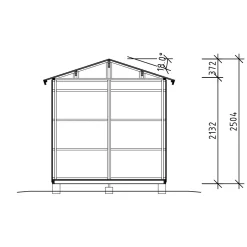 Finnstorp 10m² Redskapsbod i Trä med Sadeltak*Vibostugan New