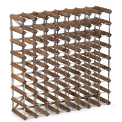 72 Flaskor Påbyggningsbart*Traditional Wine Rack New