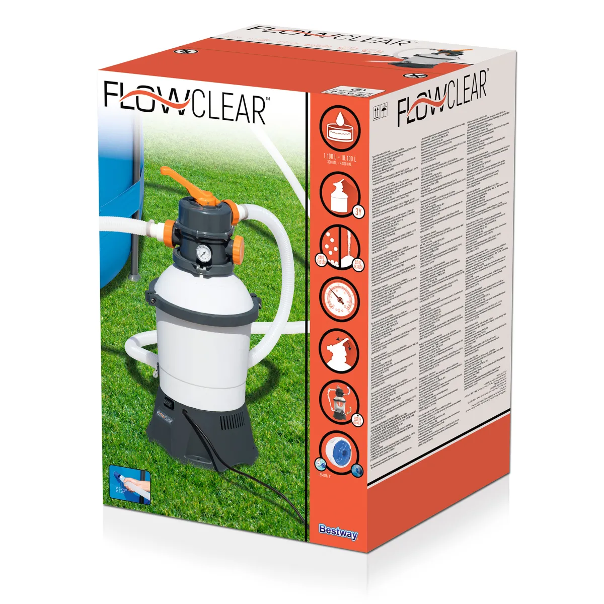 Flowclear 3028l/h*Bestway Sale