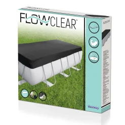 Flowclear PVC Svart 4,12 x 2,01 m Poolskydd*Bestway Online