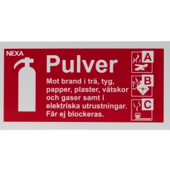 För Pulversläckare BSP-1020*Nexa Online