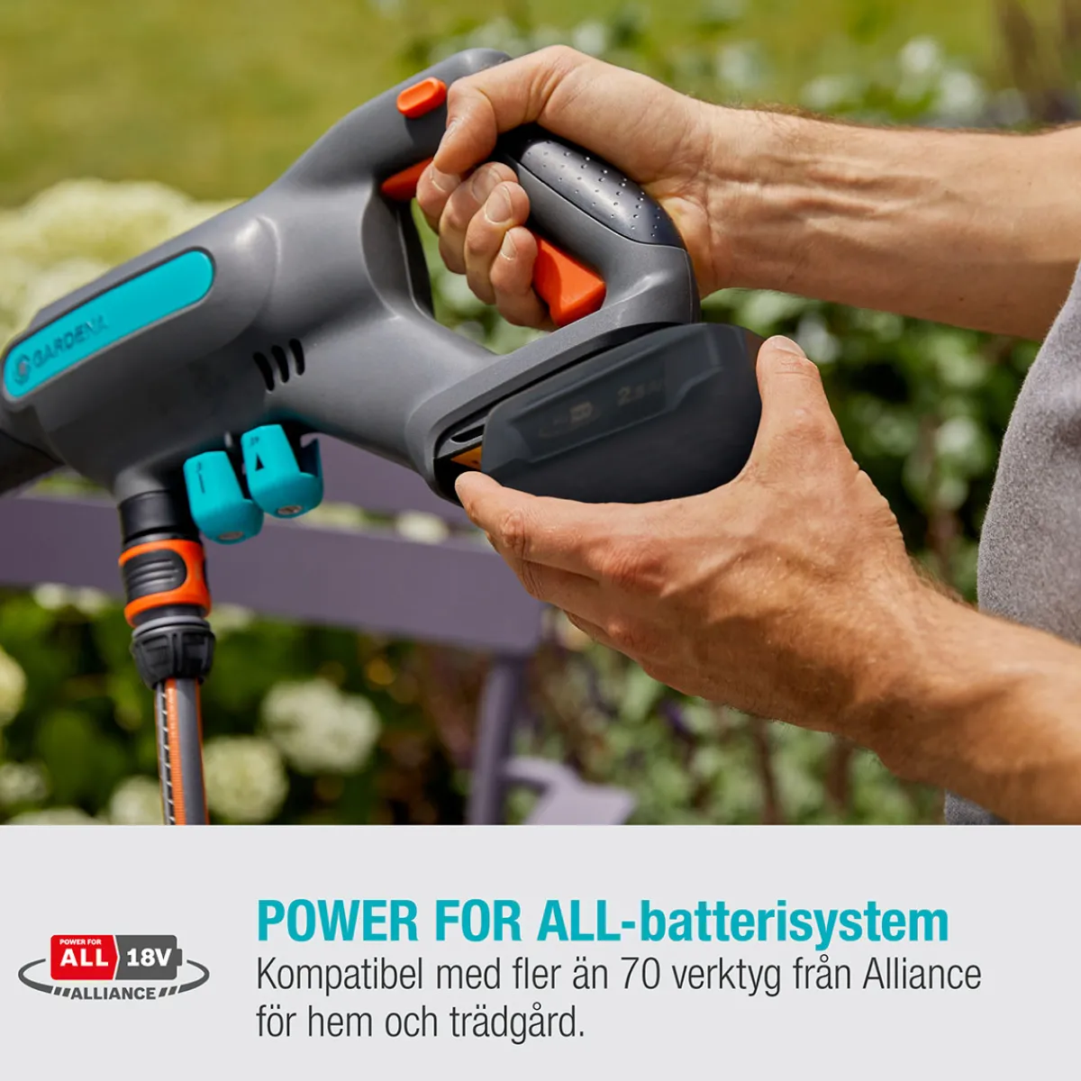 Garden AquaClean 24/18V utan Batteri*Gardena Best