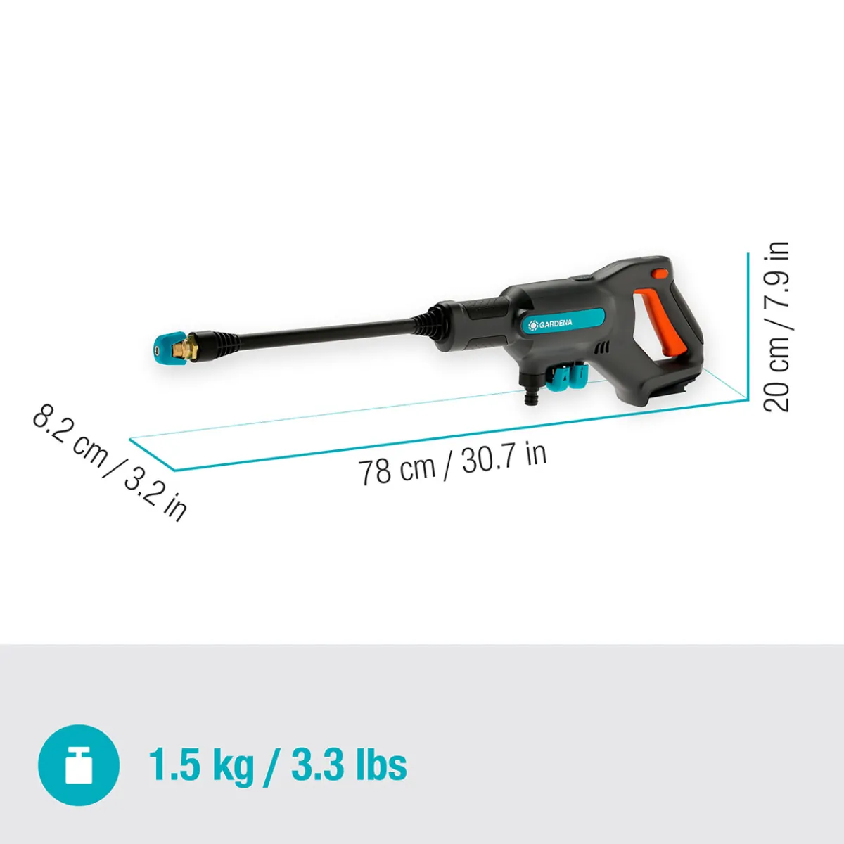Garden AquaClean 24/18V utan Batteri*Gardena Best
