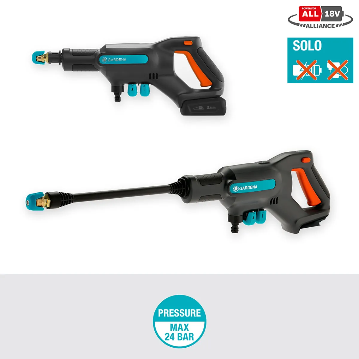 Garden AquaClean 24/18V utan Batteri*Gardena Best