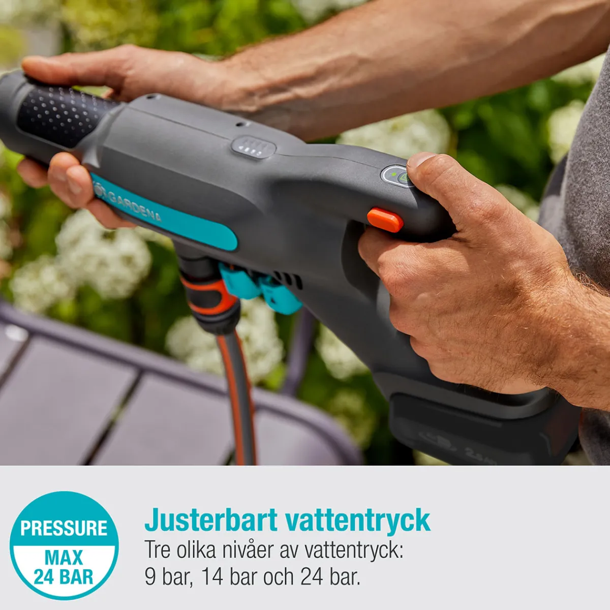 Garden AquaClean 24/18V utan Batteri*Gardena Best