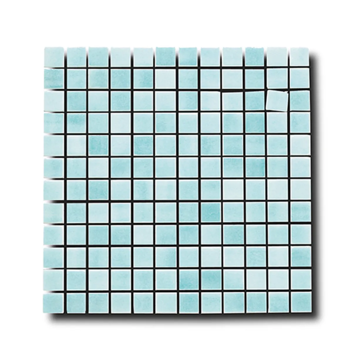 Glasmosaik Aqua 2,5x2,5 cm