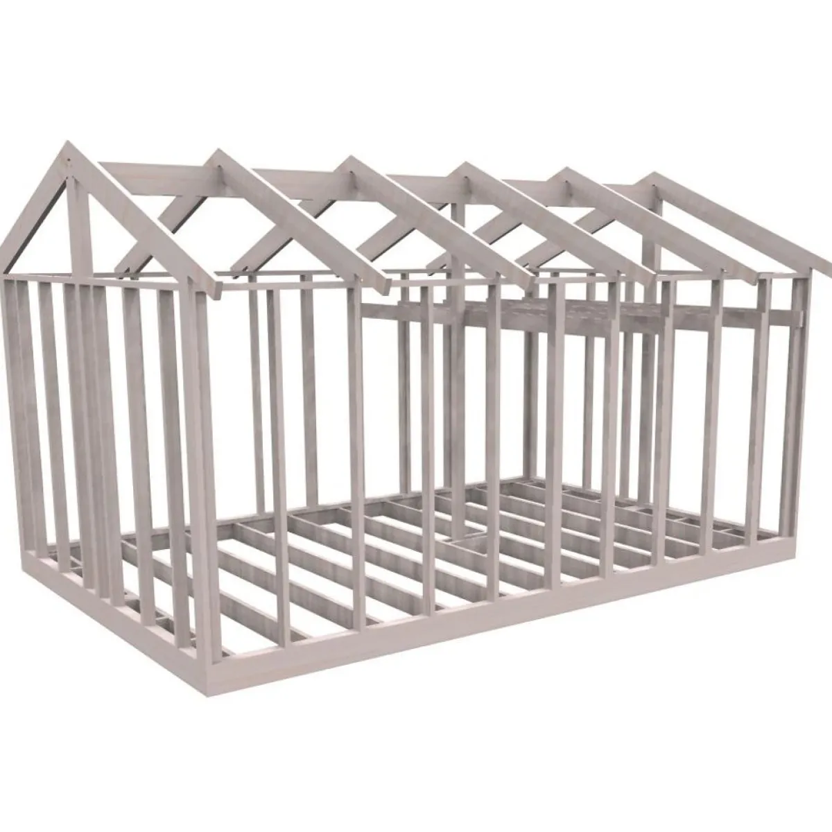 22 grader Med Loft 6000x3940 mm Färdiga Sektioner*Byggstommar New