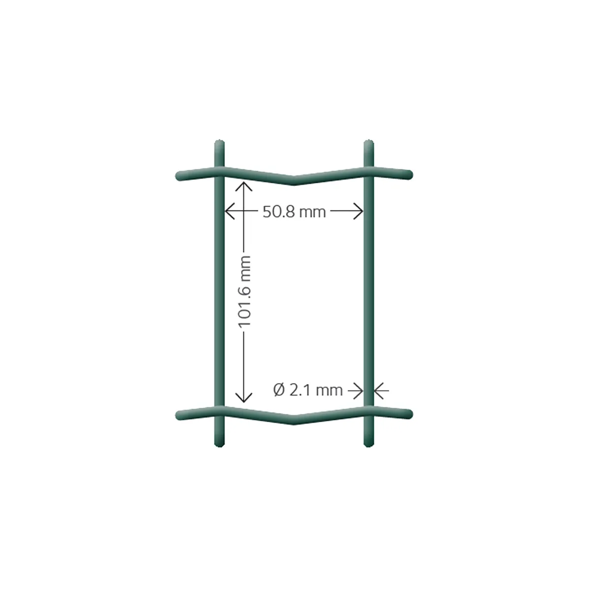 Grönt 20x1,2 m Med Maskor 10x5 cm*Hortus Outlet