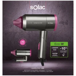 Hair&Go Ionic 1800 Hopfällbar*Solac Best