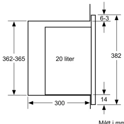 HB271ABS3 + BF525LMB1 Rostfri med Pyrolytisk Rengöring