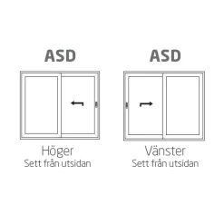 HelAlu Aluminium 2-Delad Dubbelspår*NorDan Online