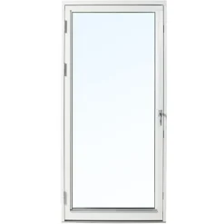 Helglasad Enkeldörr 3-Glas Aluminium*Outline Hot
