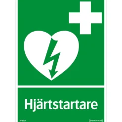 Hjärtstartare 210x297 mm Plast*Systemtext Discount