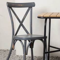 Holmbeck Bord med 2 Tablas Trädgårdsstolar Utomhus*Venture Home Discount