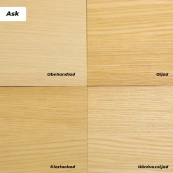 Hårdvaxoljad Standard Ask Dubbelsteg*Herrljunga Ledstångsfabrik New