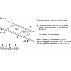 iQ100 EH831HEB1E Svart 80 cm*Siemens Online