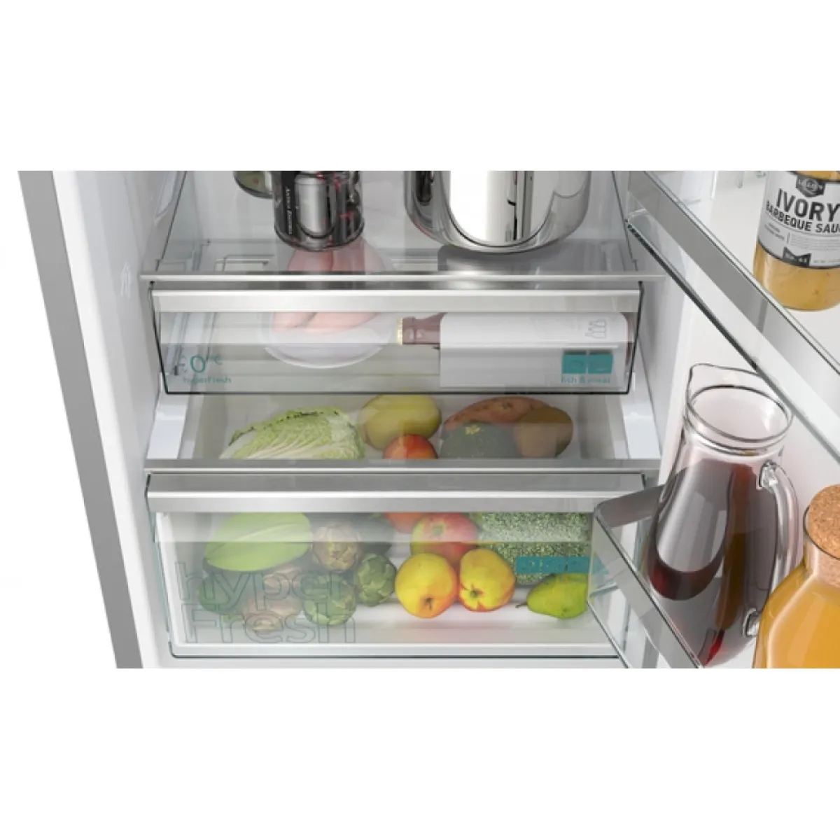 iQ500 KG39NAIBT + KG39NAIBT Rostfri Med HyperFresh och NoFrost*Siemens Hot