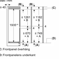 iQ100 KI96NNSE0 med Automatisk Avfrostning*Siemens Sale