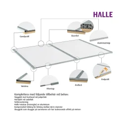 Isolux Opal Komplett Tak*Halle