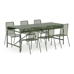 Jarva utomhus matgrupp 200 cm med 6 Jarva matstolar*Comfort Garden Best