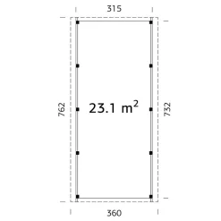 Karl 23,1 m2*Palmako Clearance