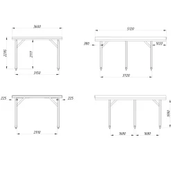 Karl 11,7 m2*Palmako Discount