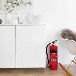 6 kg Pulversläckare Röd*Housegard Clearance