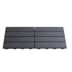 Komposit 30X30 cm Antracitgrå 4-Pack*Hortus