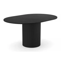 Kopparbo Runt Bord 106-156 cm med Illäggsskiva*Bark Outlet