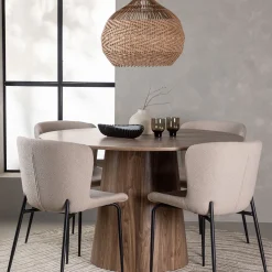Lanzo Ø120 cm med 4 st Modesto stolar*Venture Home New