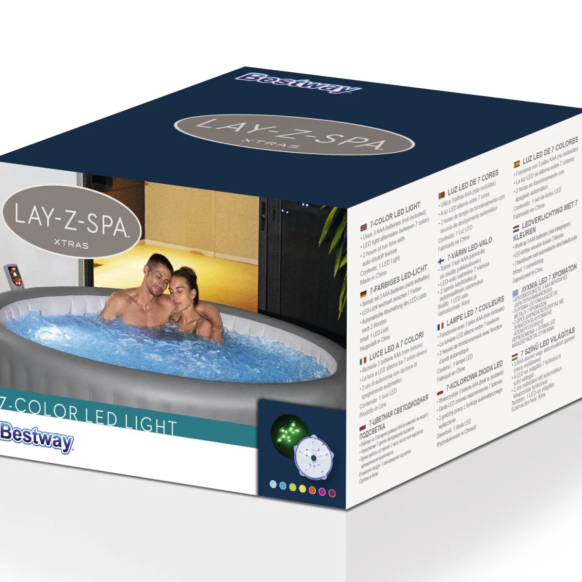 Lay-Z-Spa® 7-Color LED Light*Bestway Clearance