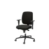 LD 6135 Svart Stol med Justerbar Sits & Ryggstöd*Lanab Group Outlet