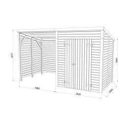 Leif 6,3 m2*Palmako Online
