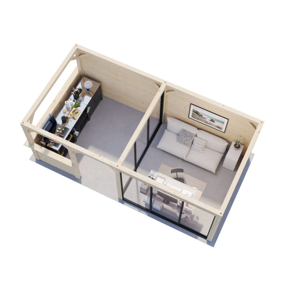 Lenna 16,6 m2 Set 407 Slide*Palmako New