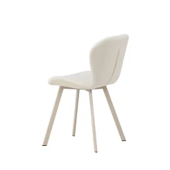 Lilja Beige Stol i Polyester/Linne 2 st*Venture Home Sale