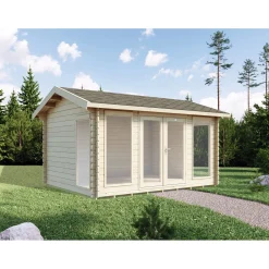 Lillevilla 342 11,7 m² Byggsats Förråd i Trä med Sadeltak*Luoman
