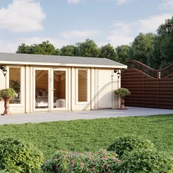 Lillevilla Kumpunen 18m² Komplett Stuga med Sadeltak*Luoman Hot