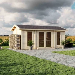 Lillevilla Pemu 15 m² Komplett Stuga med Sadeltak*Luoman Discount
