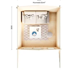 Lillevilla Ruka 9 m2*Luoman Best