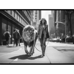 Lion On A Leash*Gallerix Outlet